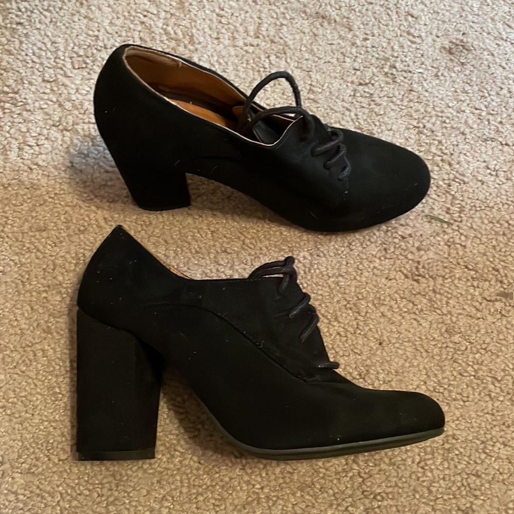 Ana lace up booties, size 8